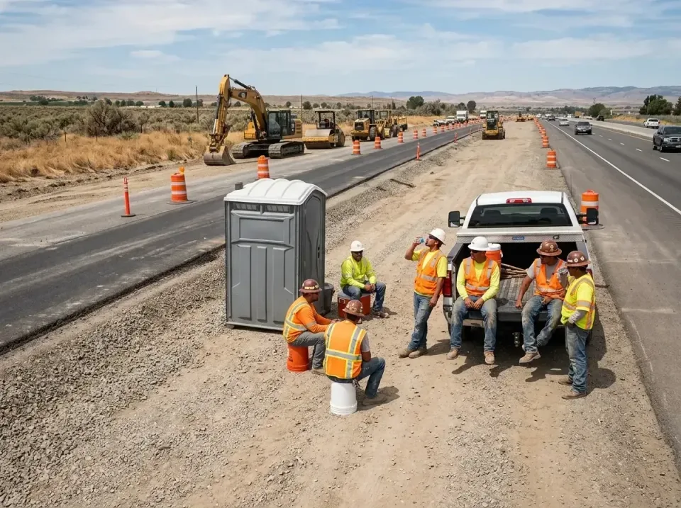 highway-road-construction-crew-007 — frequently asked questions, Porta Potty and Restroom Rentals in Wildwood Lake, TN